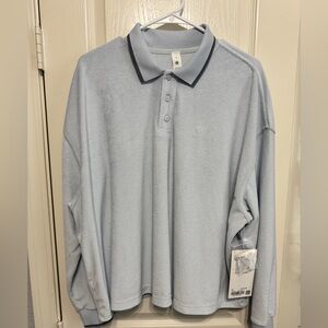 Lululemon Cotton Terry Relaxed-Fit Polo Shirt